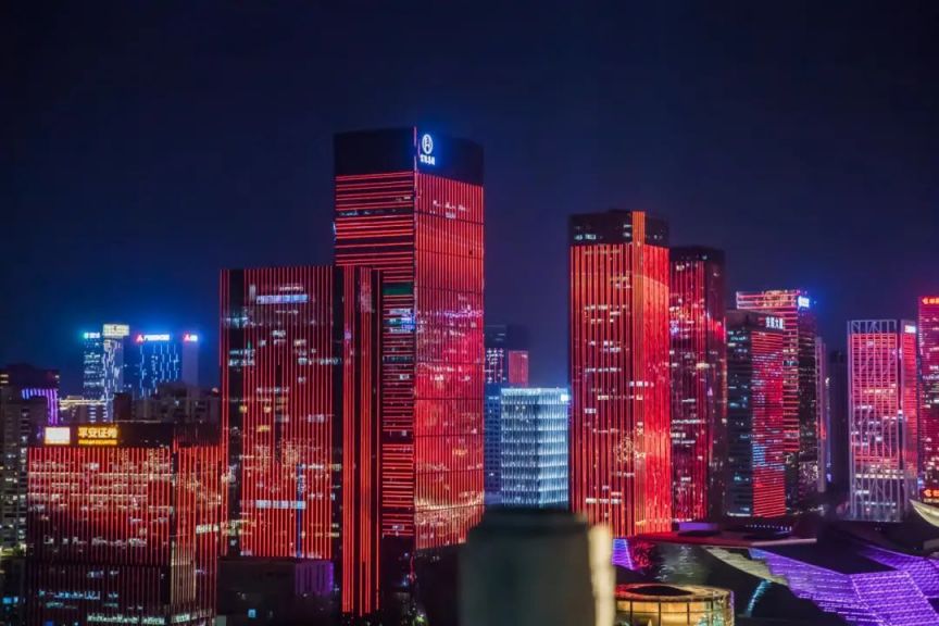 攻略(时间+最佳位置+门票预约+交通)爱游戏app入口深圳市民中心灯光秀观赏(图1)